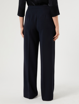 Wide-fit cady trousers - MIDNIGHTBLUE - Marina Rinaldi - 4