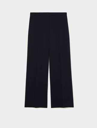 Wide-fit cady trousers - MIDNIGHTBLUE - Marina Rinaldi - 1