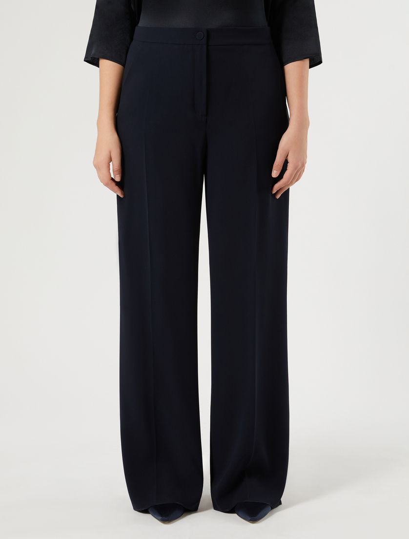 Wide-fit cady trousers - MIDNIGHTBLUE - Marina Rinaldi - 3
