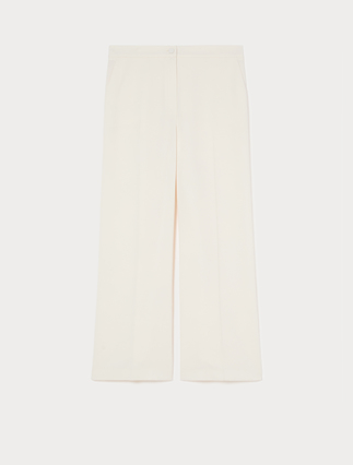 Wide-fit cady trousers - IVORY - Marina Rinaldi - 1