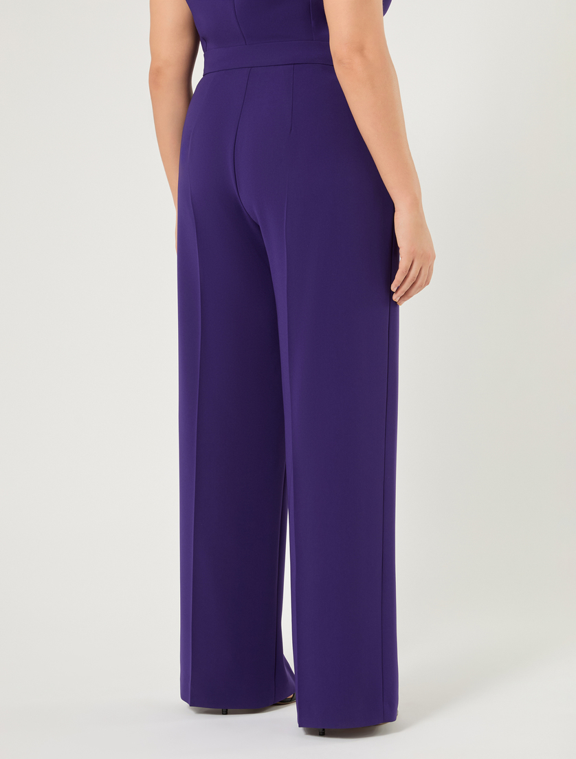 Pantaloni ampi in cady - VIOLA - Marina Rinaldi - 4