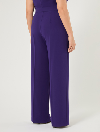 Pantaloni ampi in cady - VIOLA - Marina Rinaldi - 4