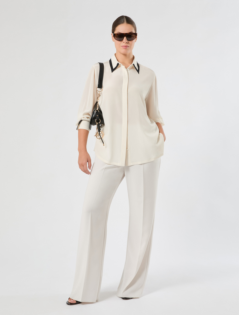 Straight-fit cady trousers - ICE - Marina Rinaldi - 2