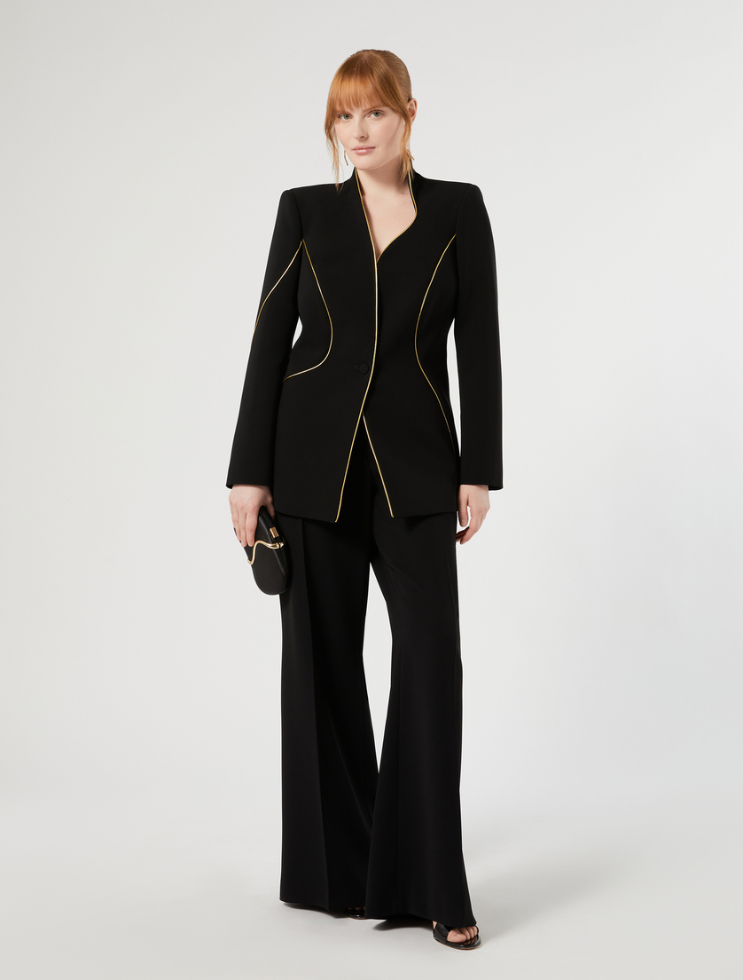 Flared cady trousers - Marina Rinaldi