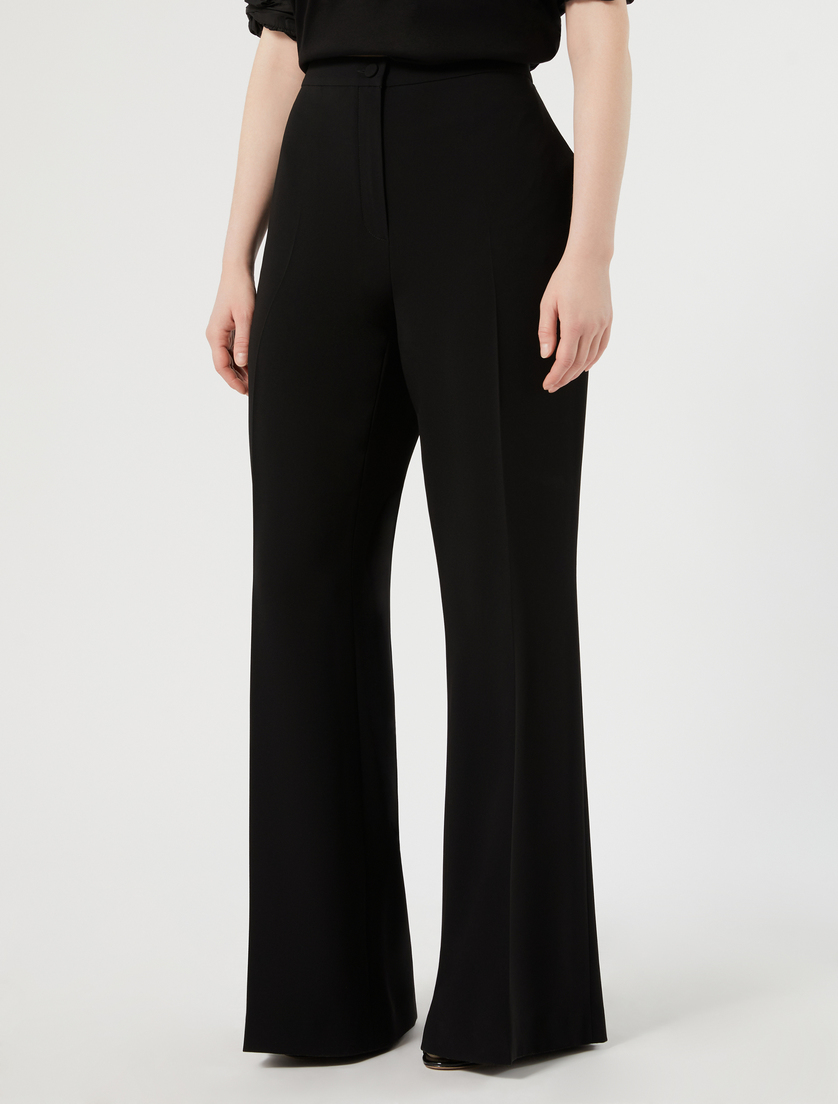 Flared cady trousers - BLACK - Marina Rinaldi - 3