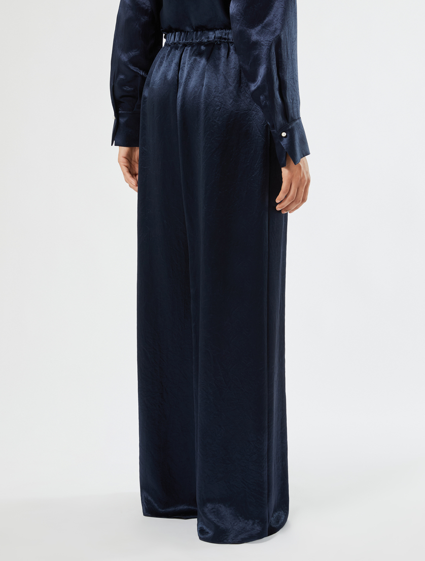 Pantaloni in envers satin - BLU NOTTE - Marina Rinaldi - 4
