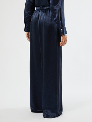 Pantaloni in envers satin - BLU NOTTE - Marina Rinaldi - 4