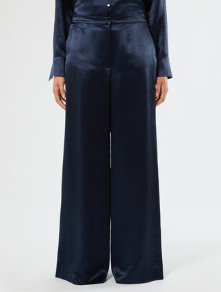 Pantaloni in envers satin - BLU NOTTE - Marina Rinaldi - 3