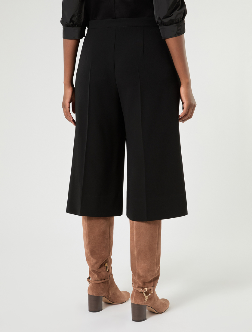 Cropped cady trousers - BLACK - Marina Rinaldi - 4