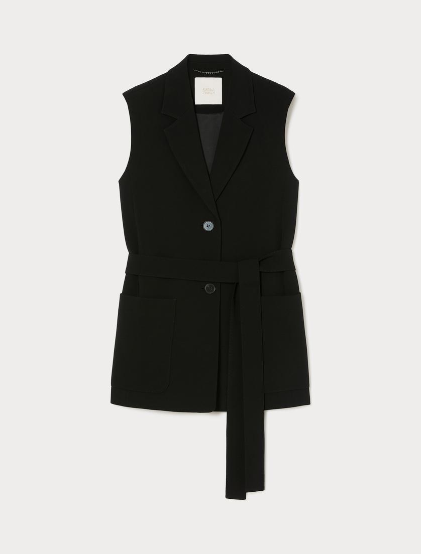 Gilet en cady - NOIR - Marina Rinaldi
