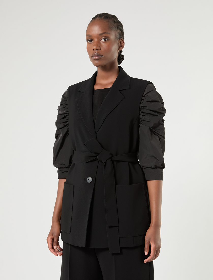 Gilet en cady - NOIR - Marina Rinaldi - 3