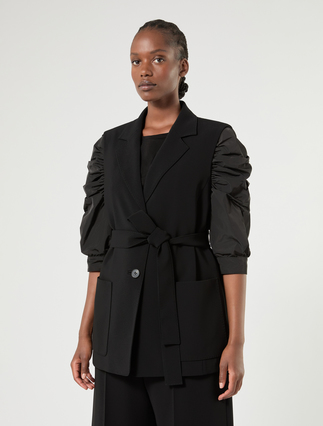 Gilet en cady - NOIR - Marina Rinaldi - 3