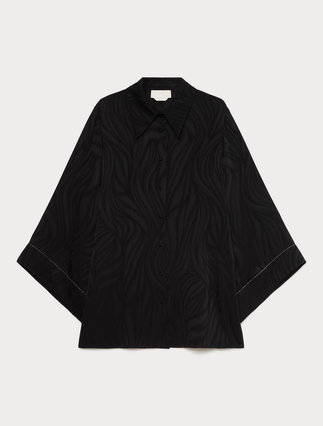 Blusa in satin jacquard - Marina Rinaldi