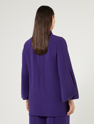 Casacca in cady con strass - VIOLA - Marina Rinaldi - 4