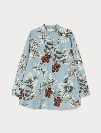 Cotton poplin tunic - Marina Rinaldi