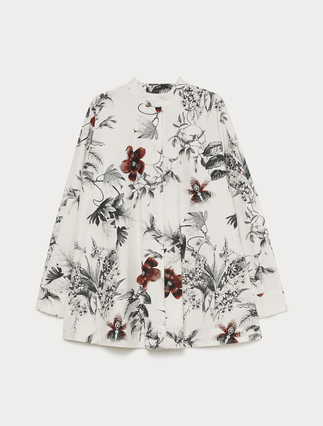 Cotton poplin tunic - ICE - Marina Rinaldi - 1