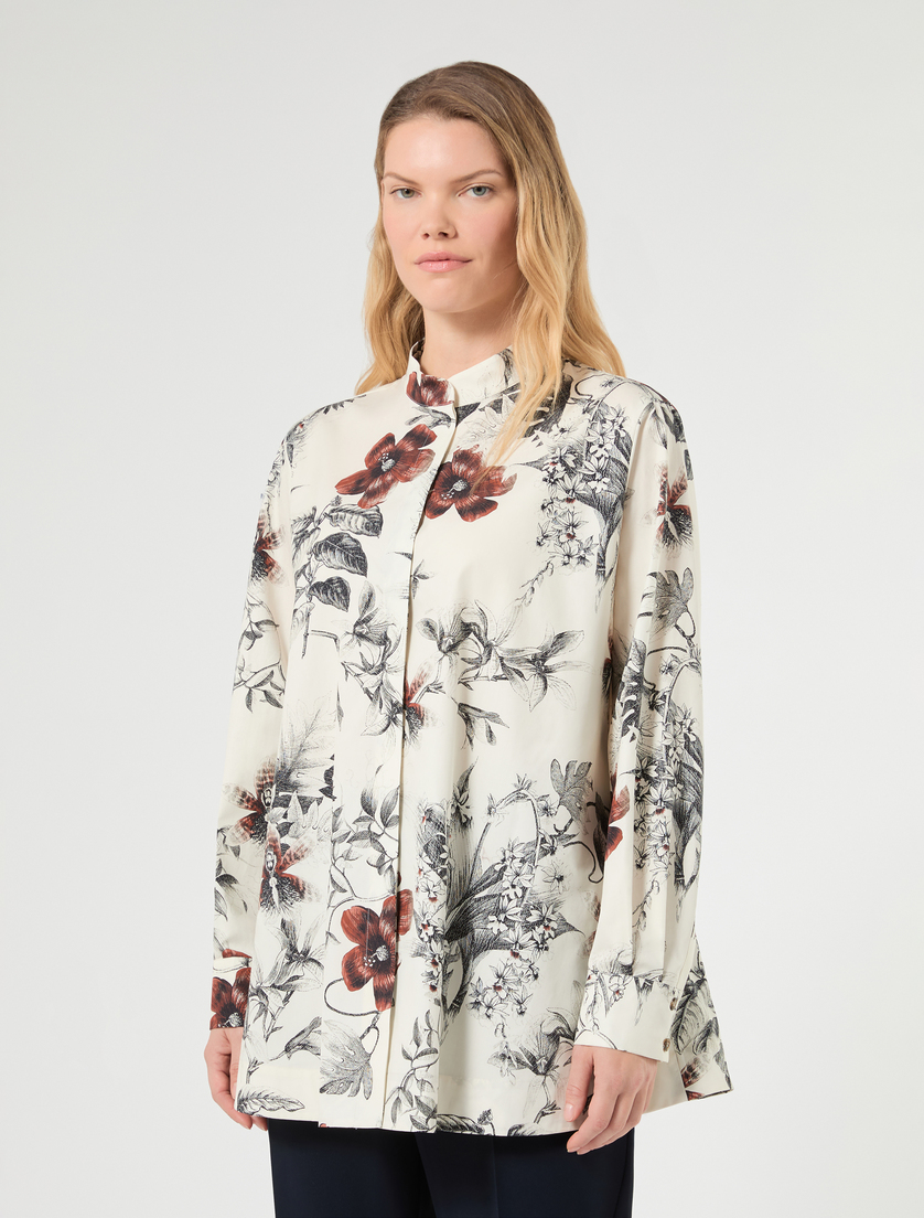 Cotton poplin tunic - ICE - Marina Rinaldi - 3