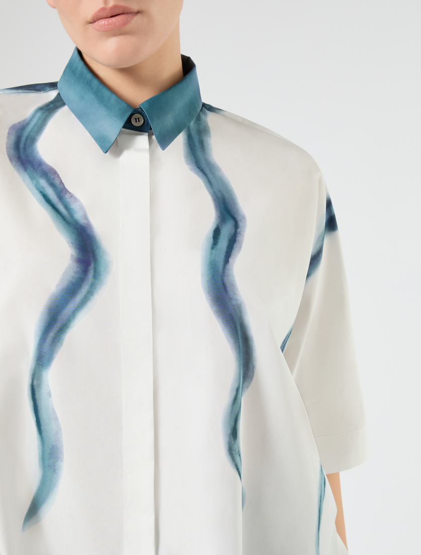 Cotton poplin tunic - ICE - Marina Rinaldi - 6