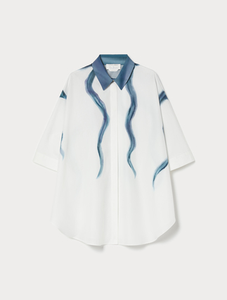 Cotton poplin tunic - ICE - Marina Rinaldi - 1