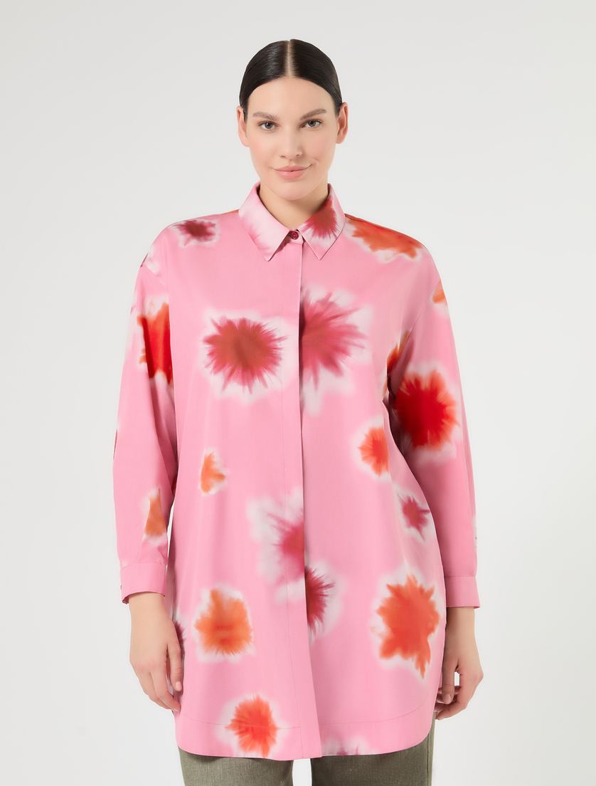 Kasack aus Baumwollpopeline - ROSA - Marina Rinaldi - 4