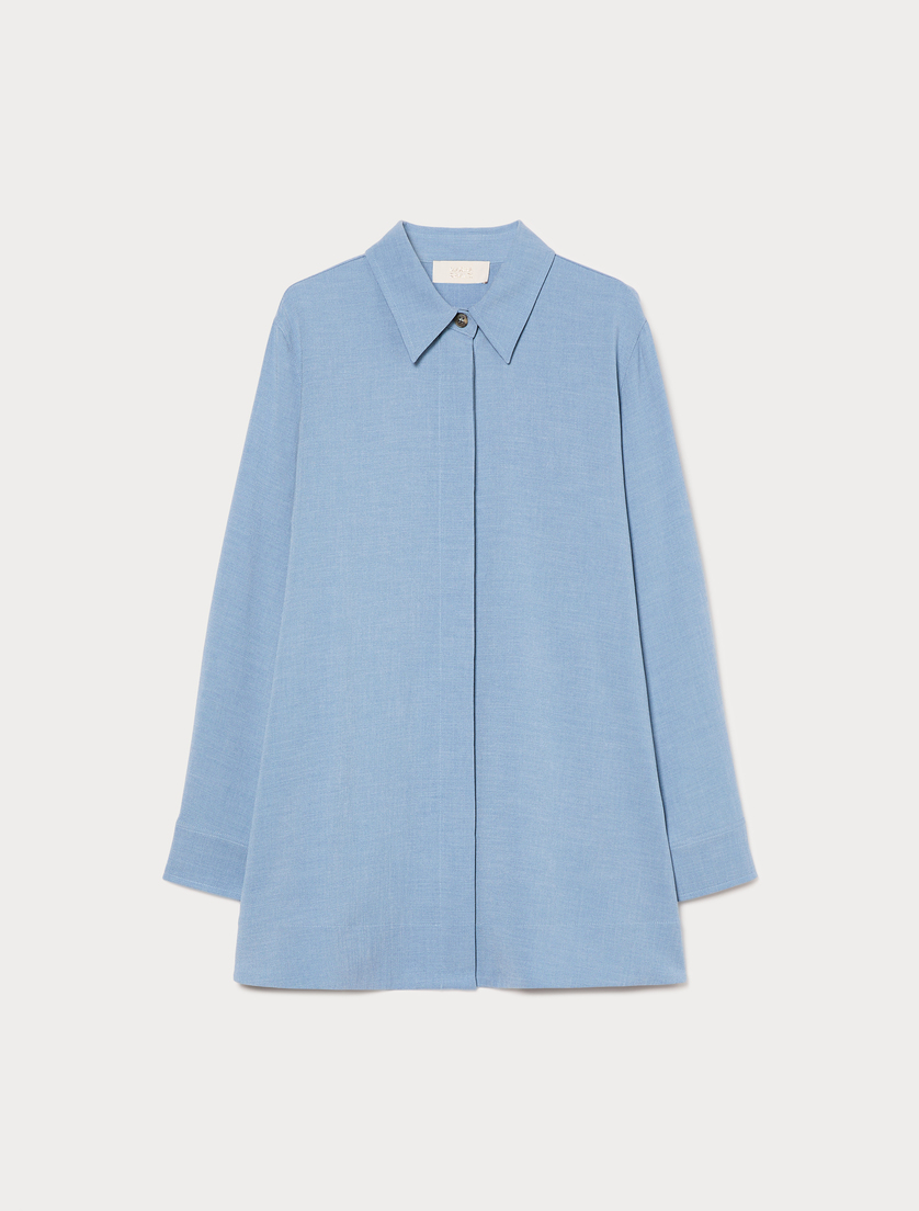 Mélange cady tunic - LIGHT BLUE - Marina Rinaldi