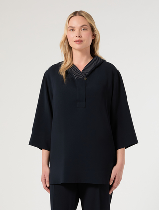 Cady tunic - MIDNIGHTBLUE - Marina Rinaldi - 3