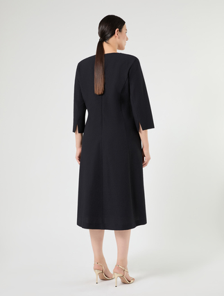 Robe en seersucker - BLEU NUIT - Marina Rinaldi - 4