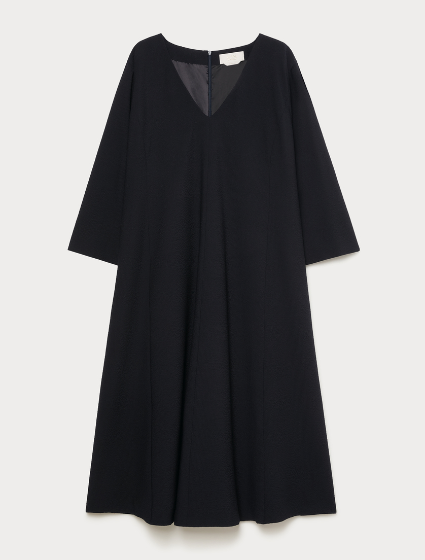 Robe en seersucker - BLEU NUIT - Marina Rinaldi