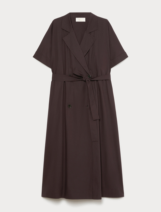 Kleid aus Baumwollpopeline - Marina Rinaldi