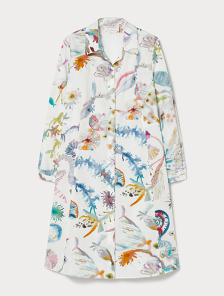 Poplin print dress - ICE - Marina Rinaldi - 1