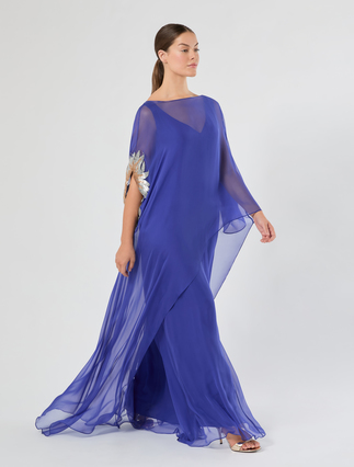 Pure silk chiffon dress - Marina Rinaldi
