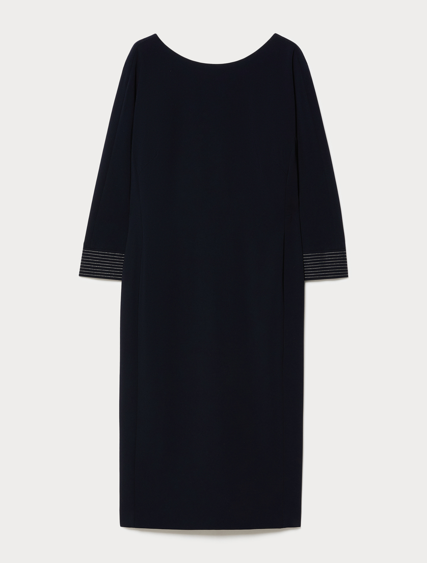 Kleid aus Cady - NACHTBLAU - Marina Rinaldi