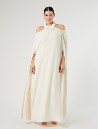 Cady and satin dress - Marina Rinaldi