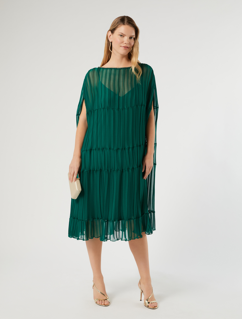 Abito in georgette plissé - Marina Rinaldi