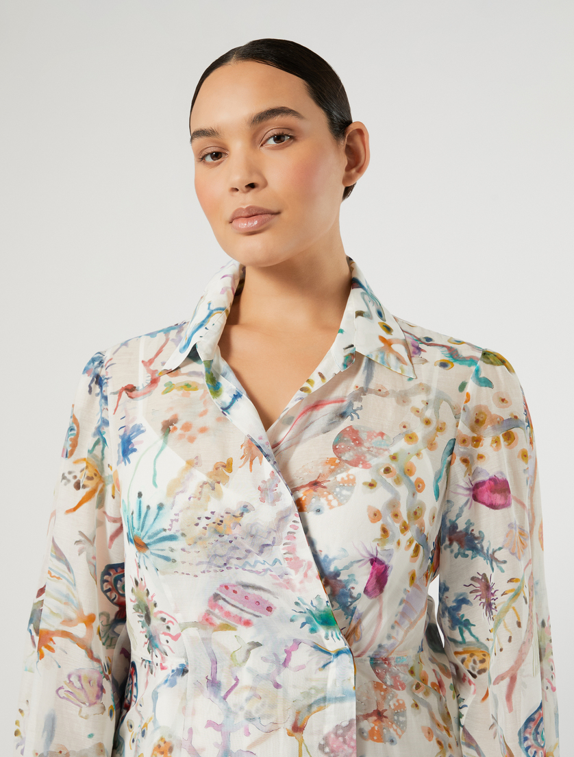 Cotton and silk dress - ICE - Marina Rinaldi - 6