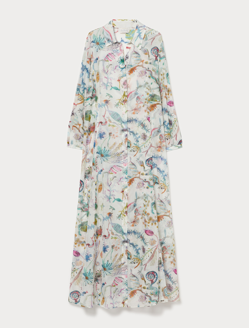 Cotton and silk dress - ICE - Marina Rinaldi