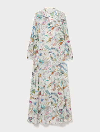Cotton and silk dress - ICE - Marina Rinaldi - 1