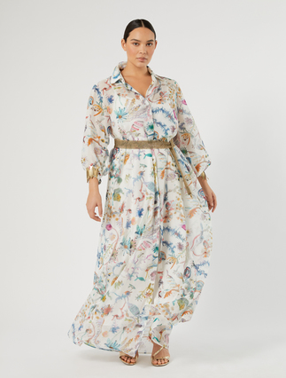 Cotton and silk dress - ICE - Marina Rinaldi - 2