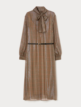 Silk georgette dress - Marina Rinaldi