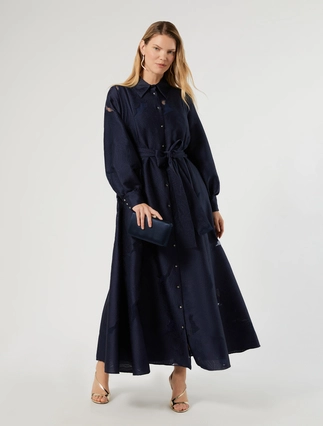 Fil coupé shirt dress - Marina Rinaldi