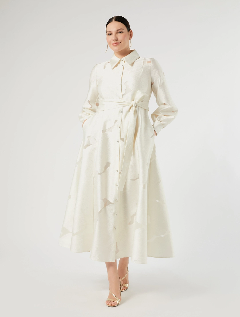 Fil coupé shirt dress - Marina Rinaldi