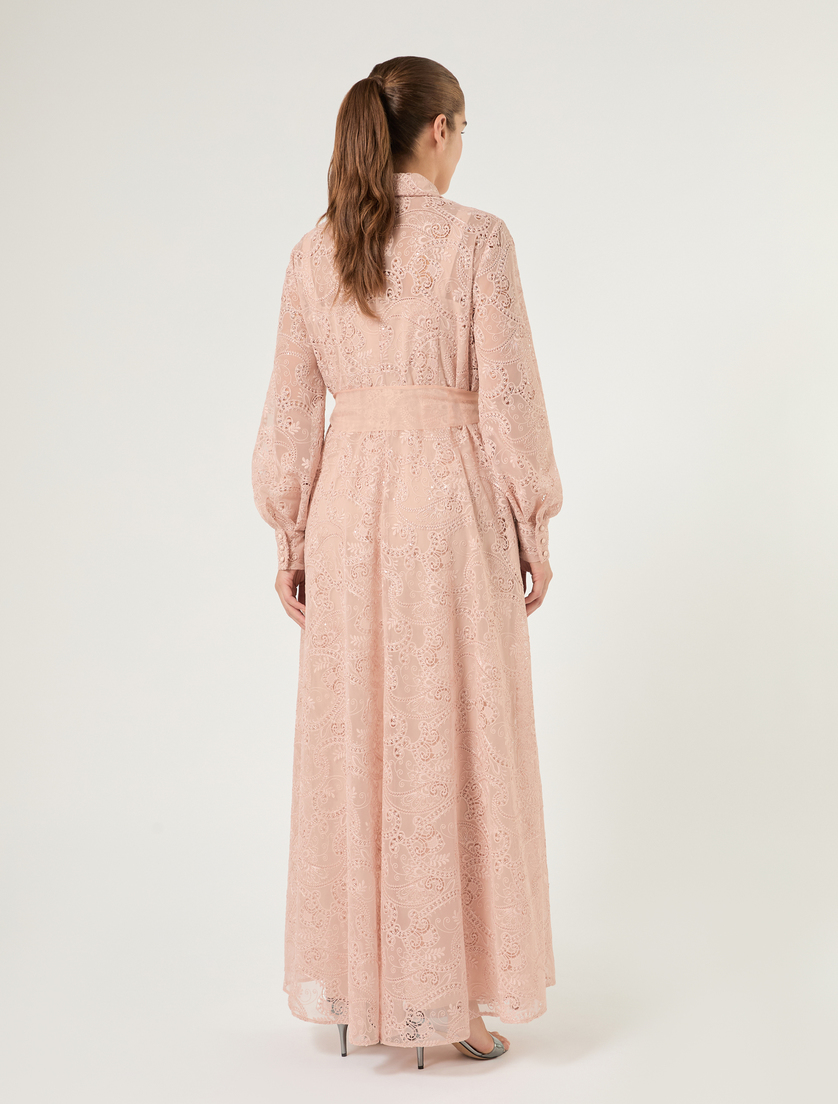 Hemdblusenkleid aus besticktem Tüll - SKIN - Marina Rinaldi - 4