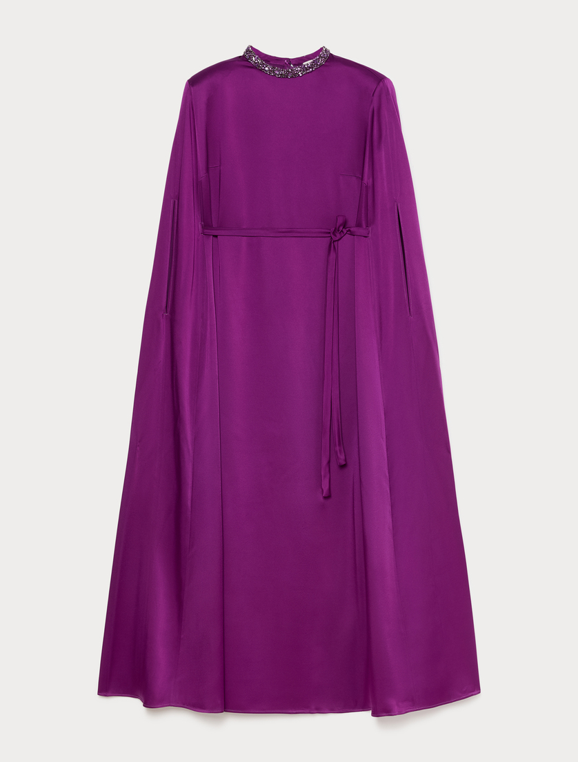 Abito in enver satin lucido - FUXIA VIOLA - Marina Rinaldi