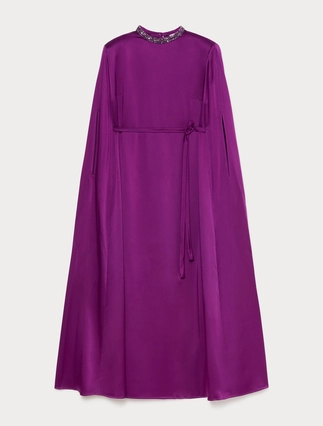 Shiny envers satin dress - Marina Rinaldi