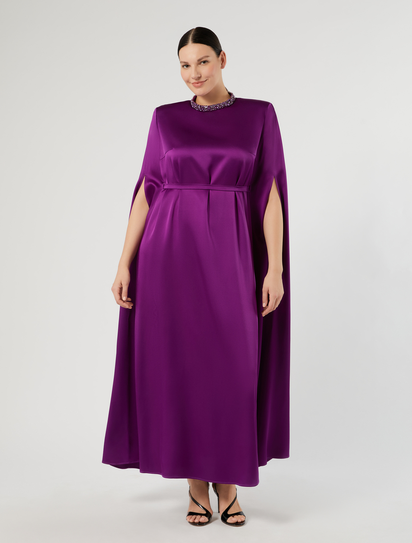 Abito in enver satin lucido - Marina Rinaldi