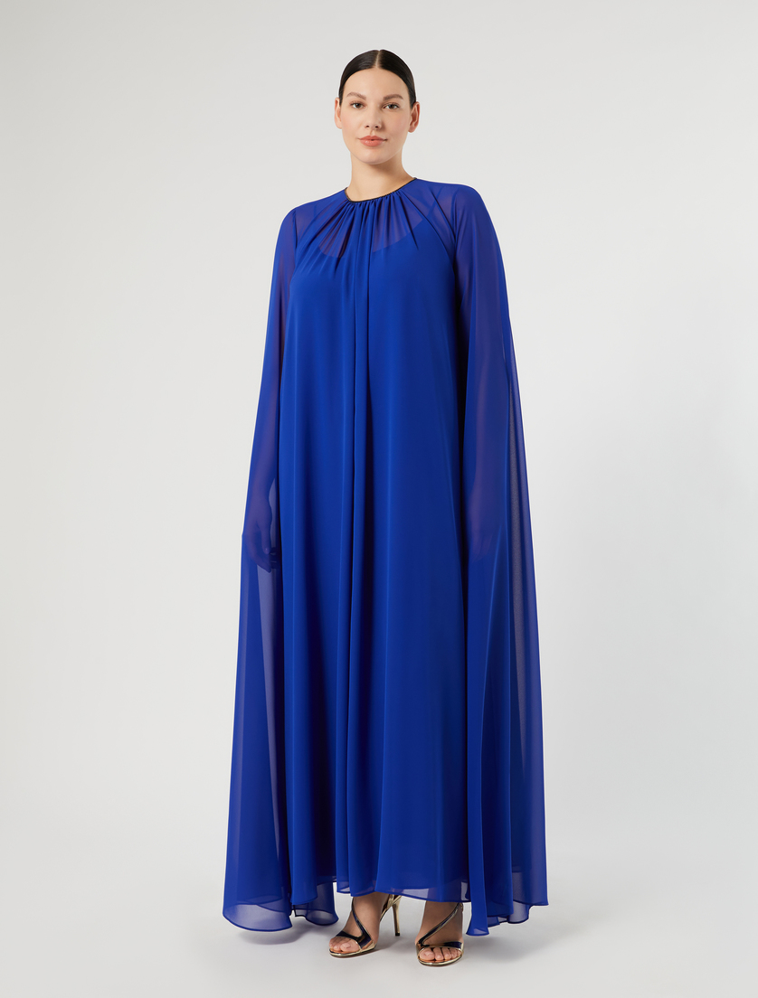 Abito in crêpe georgette - BLUETTE - Marina Rinaldi - 3