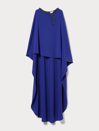 Cady tunic with embroidery - CORNFLOWER BLUE