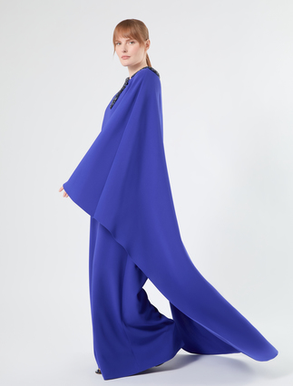 Cady tunic with embroidery - CORNFLOWER BLUE