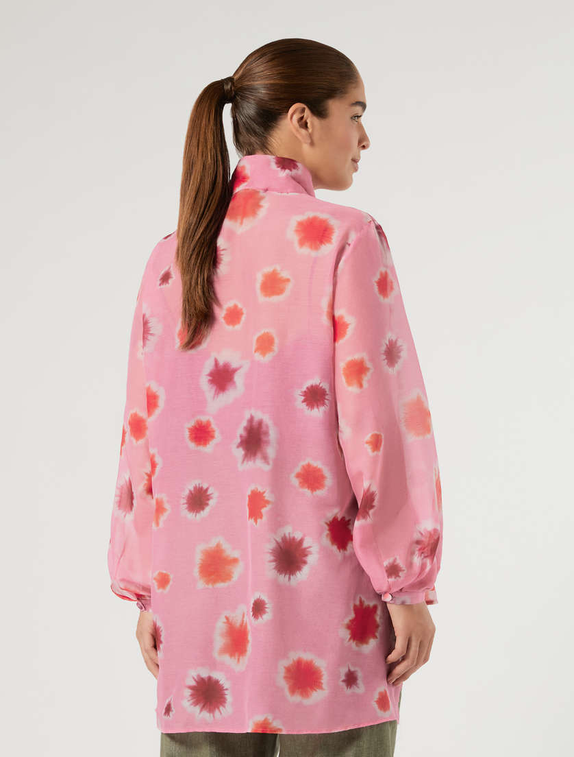Chemise en soie et coton - ROSE - Marina Rinaldi - 4