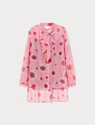 Chemise en soie et coton - ROSE - Marina Rinaldi - 1
